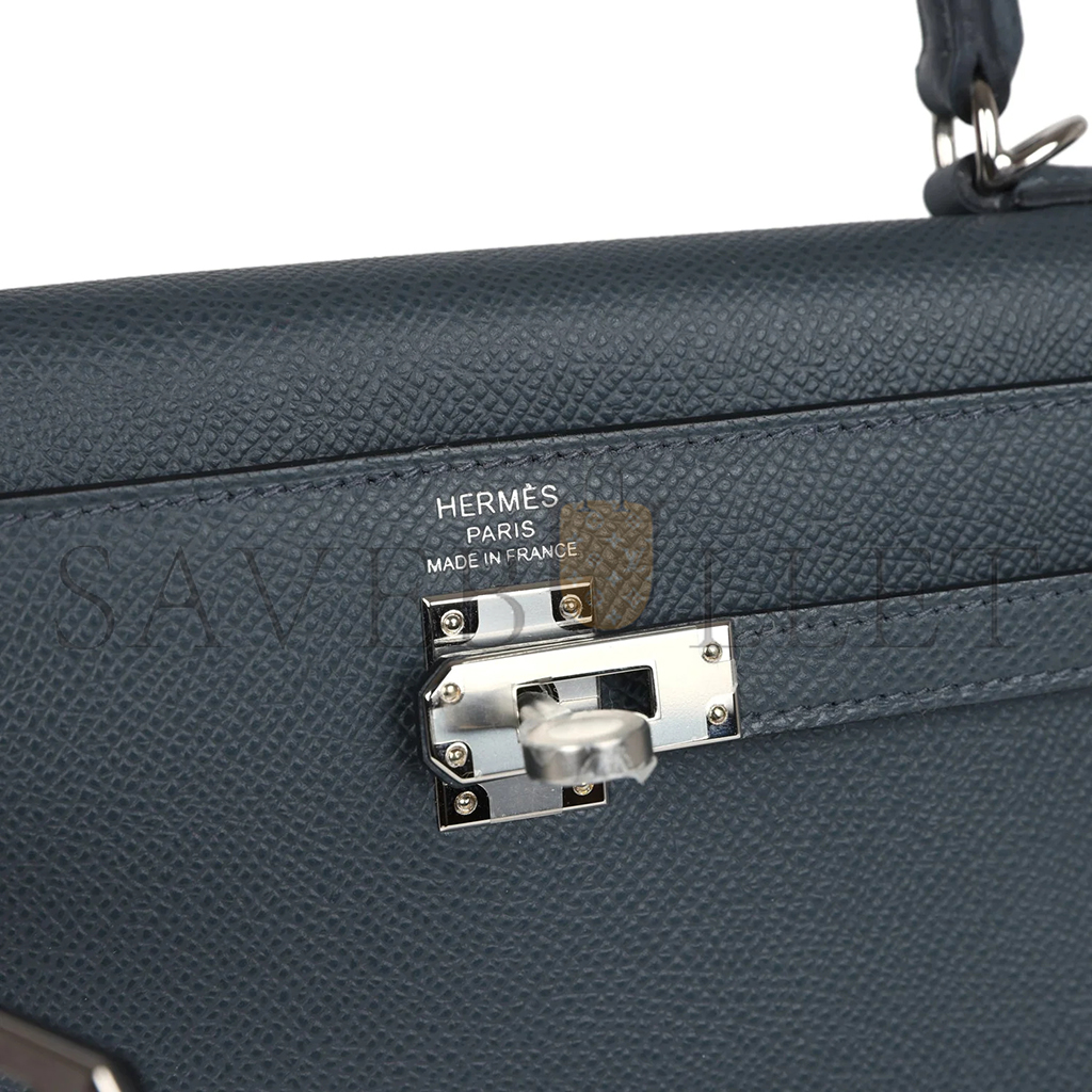 H**mes master kelly sellier 25 gris misty epsom palladium hardware (25*17*7cm)